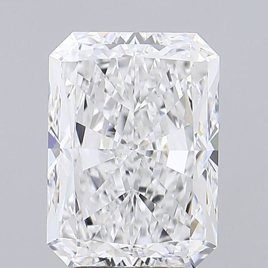 Lab-Grown Radiant Diamond - 3.51 Carats, D Color, VVS2 Clarity - Certified by IGI - Report Number: LG660424189
