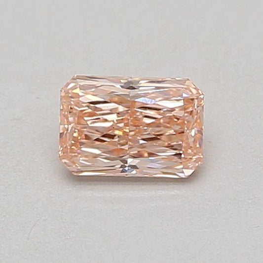 Lab-Grown Radiant Diamond - 0.54 Carats, Fancy Intense Pink Color, VS1 Clarity - Certified by IGI - Report Number: LG678583002