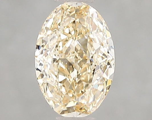 Lab-Grown Oval Diamond - 1.05 Carats, Y-Z Color, VVS2 Clarity - Certified by IGI - Report Number: LG661401927