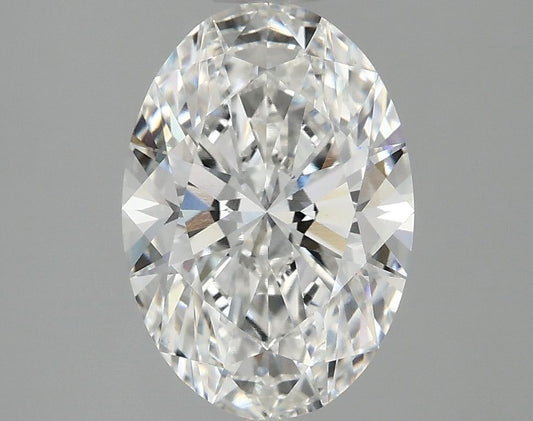 Lab-Grown Oval Diamond - 2.59 Carats, F Color, VVS2 Clarity - Certified by IGI - Report Number: LG692519899