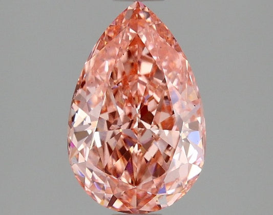 Lab-Grown Pear Diamond - 2.02 Carats, Fancy Vivid Pink Color, VS2 Clarity - Certified by IGI - Report Number: LG667437844