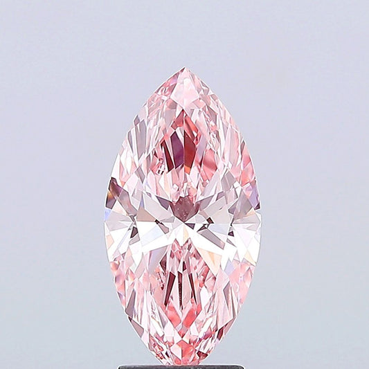 Marquise 3.0ct Fancy Vivid Pink VS1 - Cut • IGI • LG807695816