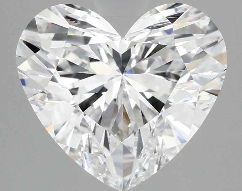 Lab-Grown Heart Diamond - 3.02 Carats, E Color, VVS2 Clarity - Certified by IGI - Report Number: LG685566454