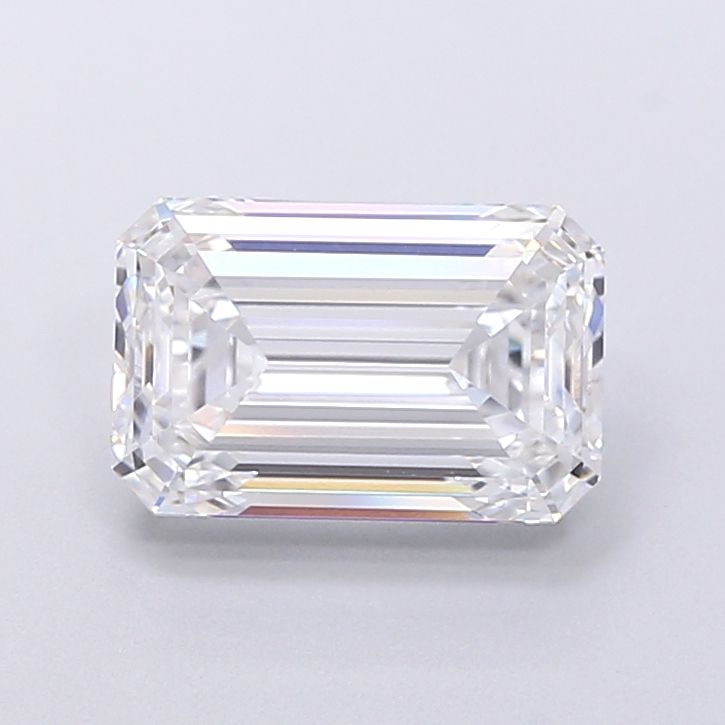 Lab-Grown Emerald Diamond - 3.46 Carats, D Color, VVS2 Clarity - Certified by IGI - Report Number: LG696557477