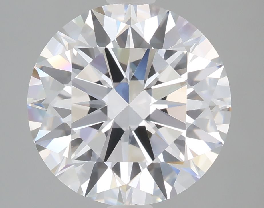 Lab-Grown Round Diamond - 3.07 Carats, E Color, VVS2 Clarity - Certified by IGI - Report Number: LG706532382