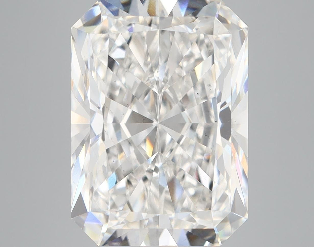 Lab-Grown Radiant Diamond - 7.22 Carats, F Color, VS2 Clarity - Certified by IGI - Report Number: LG597389382