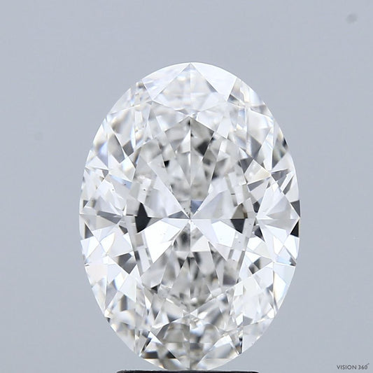 Lab-Grown Oval Diamond - 4.0 Carats, F Color, VS1 Clarity - Certified by IGI - Report Number: LG712560951