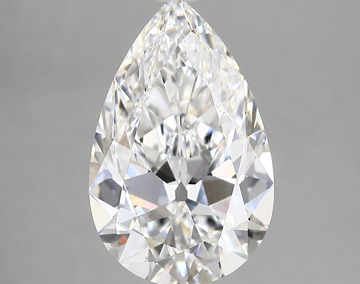 Lab-Grown Pear Diamond - 3.46 Carats, E Color, VVS2 Clarity - Certified by IGI - Report Number: LG670436089