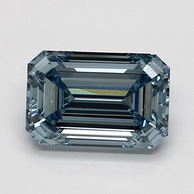 Lab-Grown Emerald Diamond - 1.47 Carats, Fancy Intense Blue Color, VVS2 Clarity - Certified by IGI - Report Number: LG601326688