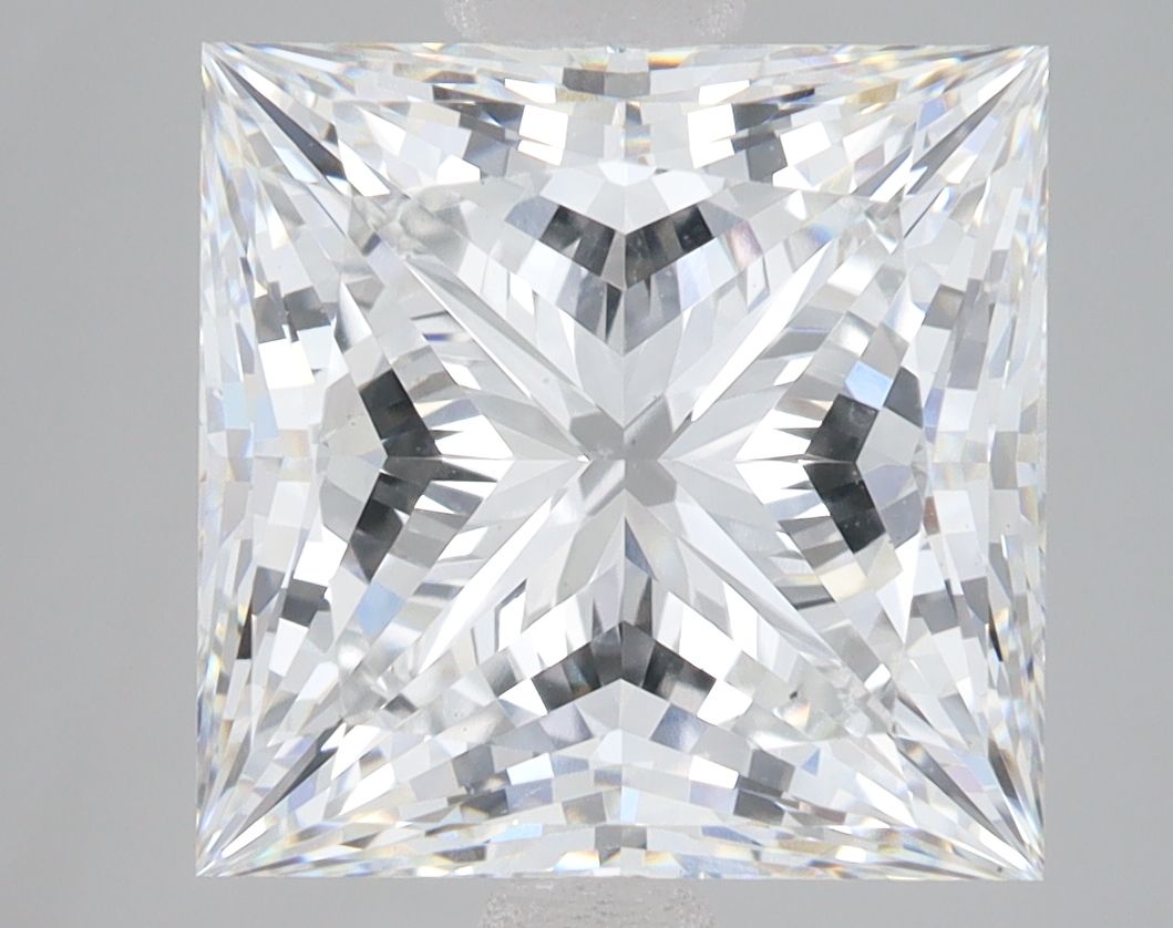 Lab-Grown Princess Diamond - 7.02 Carats, E Color, VS1 Clarity - Certified by IGI - Report Number: LG681515646