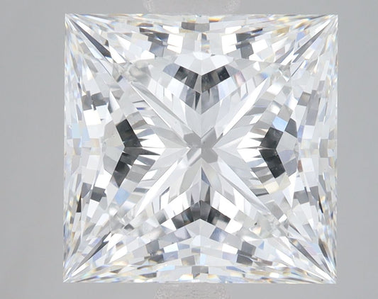 Lab-Grown Princess Diamond - 7.02 Carats, E Color, VS1 Clarity - Certified by IGI - Report Number: LG681515646