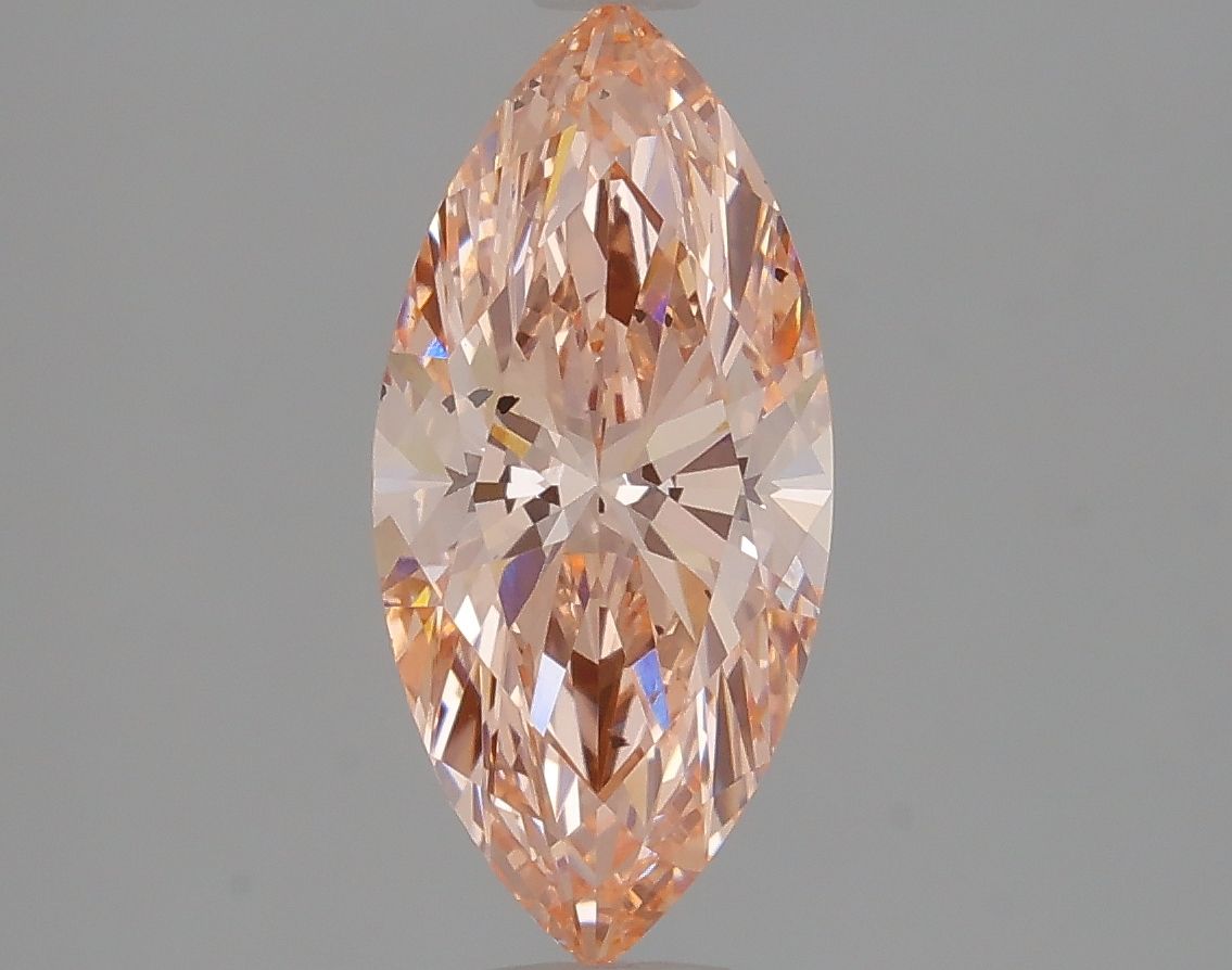 Lab-Grown Marquise Diamond - 1.52 Carats, Fancy Intense Pink Color, SI1 Clarity - Certified by IGI - Report Number: LG627467846