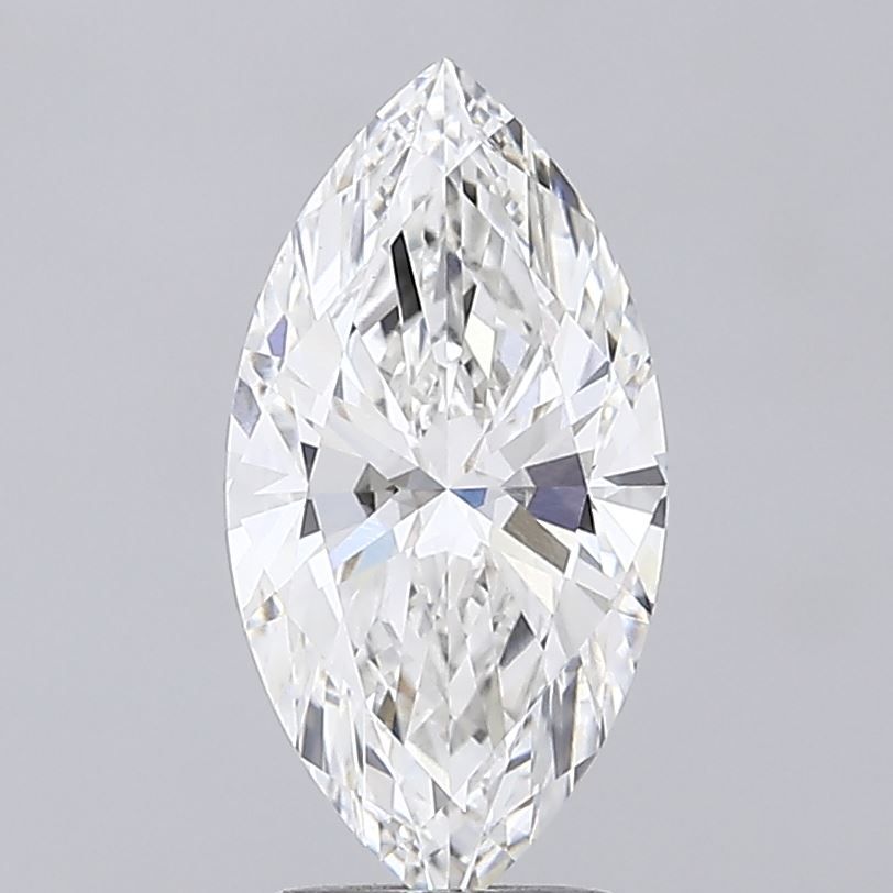 Lab-Grown Marquise Diamond - 3.01 Carats, F Color, VVS2 Clarity - Certified by IGI - Report Number: LG715595999