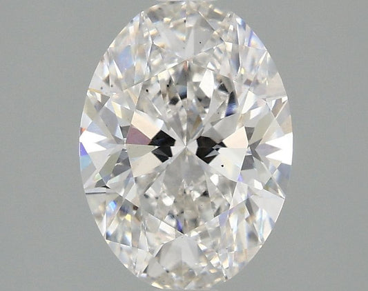 Lab-Grown Oval Diamond - 1.96 Carats, F Color, VS2 Clarity - Certified by IGI - Report Number: LG689579621
