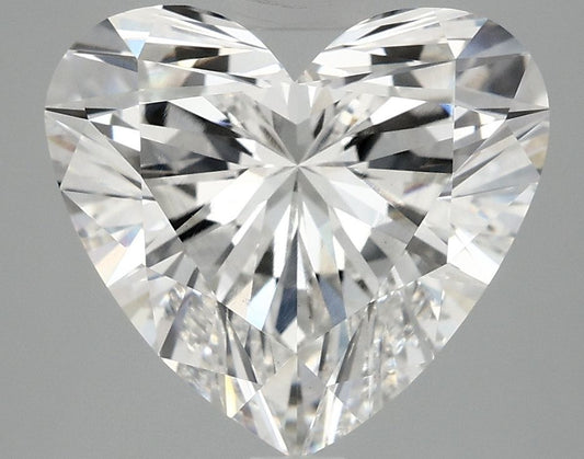 Lab-Grown Heart Diamond - 4.8 Carats, F Color, VS1 Clarity - Certified by IGI - Report Number: LG717508141