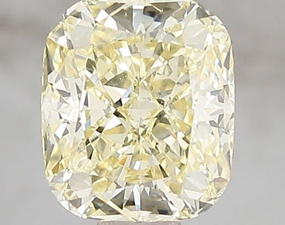 Lab-Grown Cushion Diamond - 1.6 Carats, Fancy Intense Yellow Color, VVS2 Clarity - Certified by IGI - Report Number: LG671493145