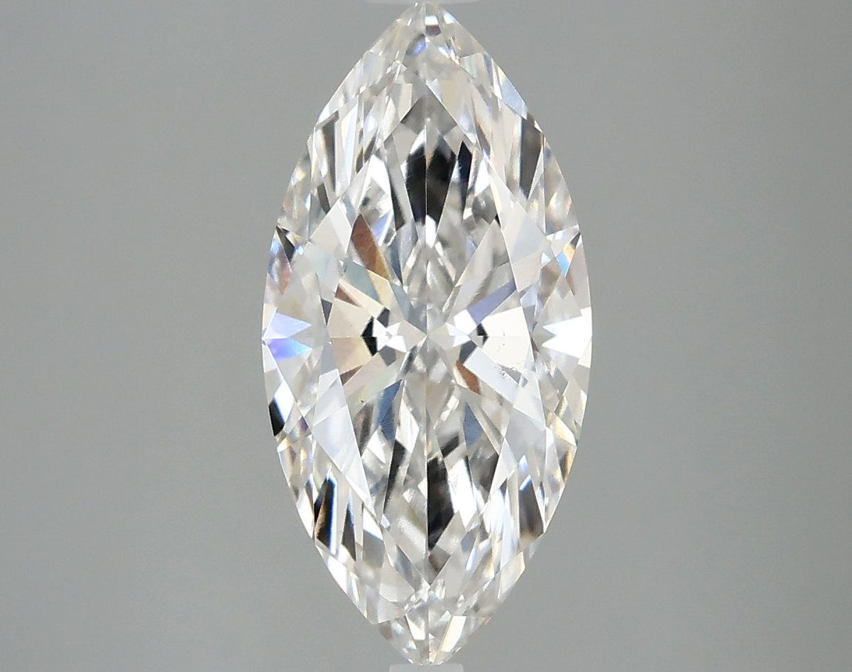 Lab-Grown Marquise Diamond - 2.47 Carats, F Color, VS1 Clarity - Certified by IGI - Report Number: LG666415736