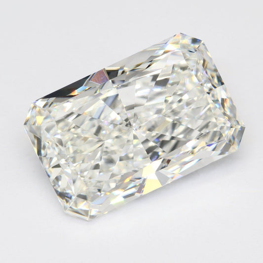 Lab-Grown Radiant Diamond - 6.1 Carats, F Color, VS1 Clarity - Certified by IGI - Report Number: 605392101