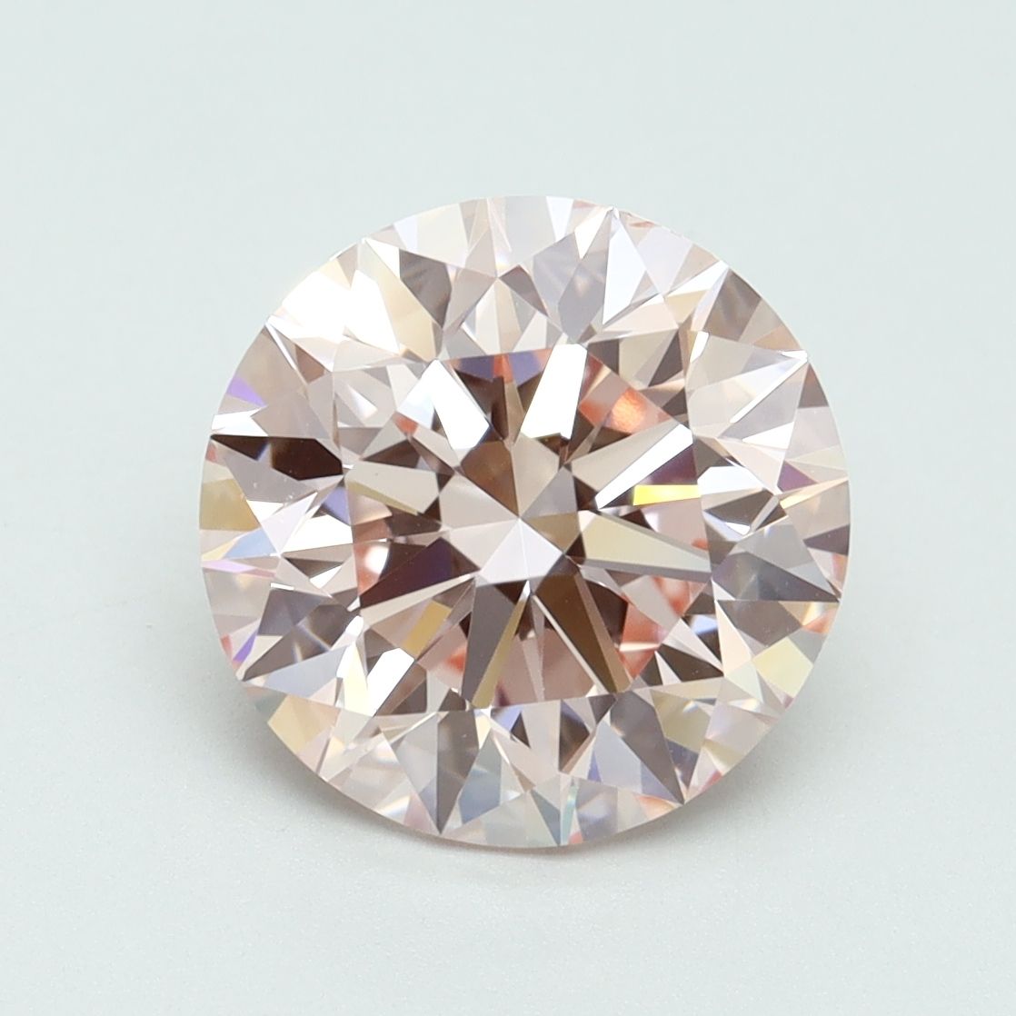 Lab-Grown Round Diamond - 3.51 Carats, Fancy Intense Pink Color, VS1 Clarity - Certified by IGI - Report Number: LG616416776