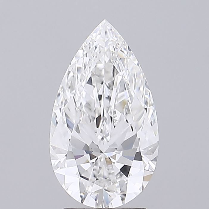 Lab-Grown Pear Diamond - 3.01 Carats, E Color, VVS2 Clarity - Certified by IGI - Report Number: LG687508008