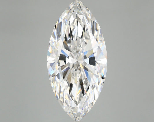 Lab-Grown Marquise Diamond - 6.09 Carats, F Color, VS1 Clarity - Certified by IGI - Report Number: LG690505880