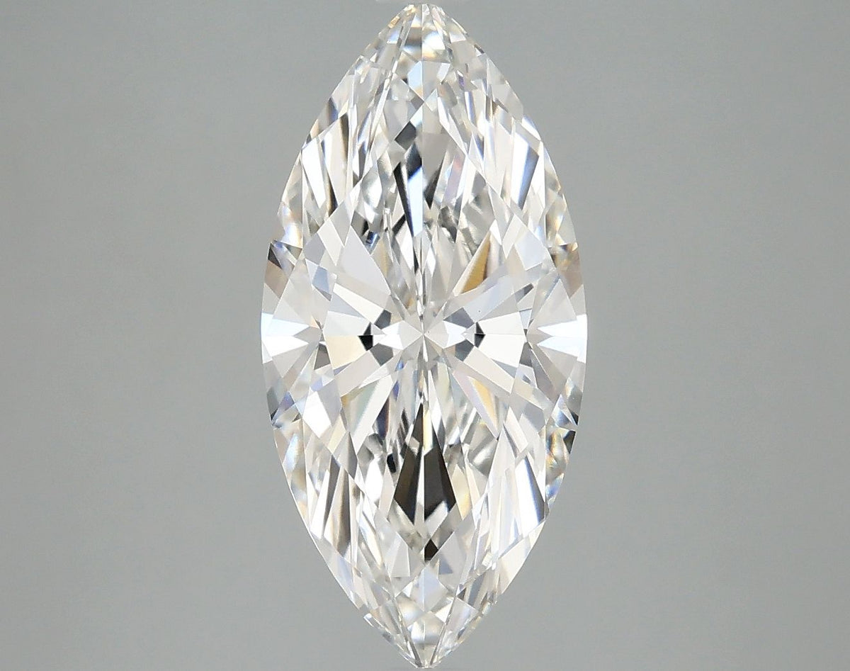 Lab-Grown Marquise Diamond - 3.03 Carats, F Color, VVS2 Clarity - Certified by IGI - Report Number: LG671435171