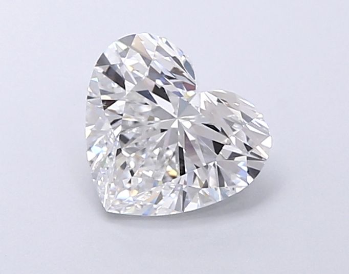 Lab-Grown Heart Diamond - 1.45 Carats, D Color, VVS2 Clarity - Certified by IGI - Report Number: LG679513455