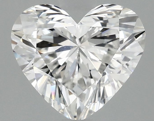 Lab-Grown Heart Diamond - 1.97 Carats, F Color, VVS2 Clarity - Certified by IGI - Report Number: LG715506992