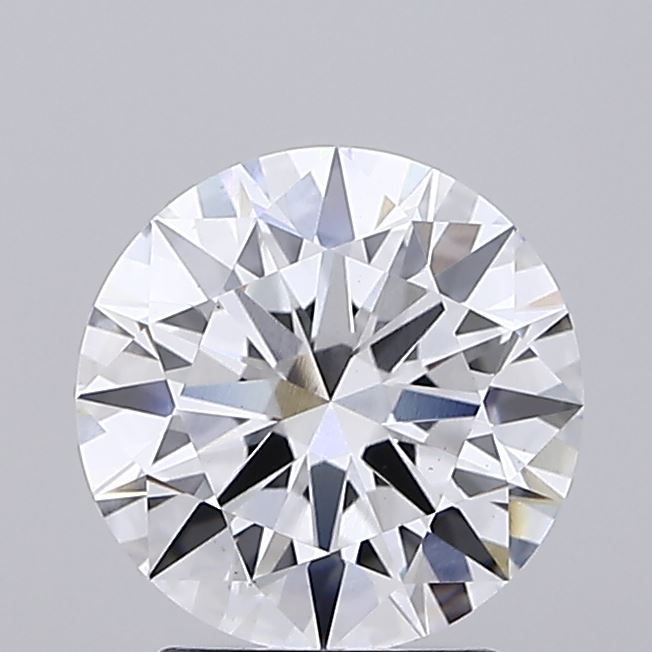 Lab-Grown Round Diamond - 2.5 Carats, E Color, VS1 Clarity - Certified by IGI - Report Number: LG719546401