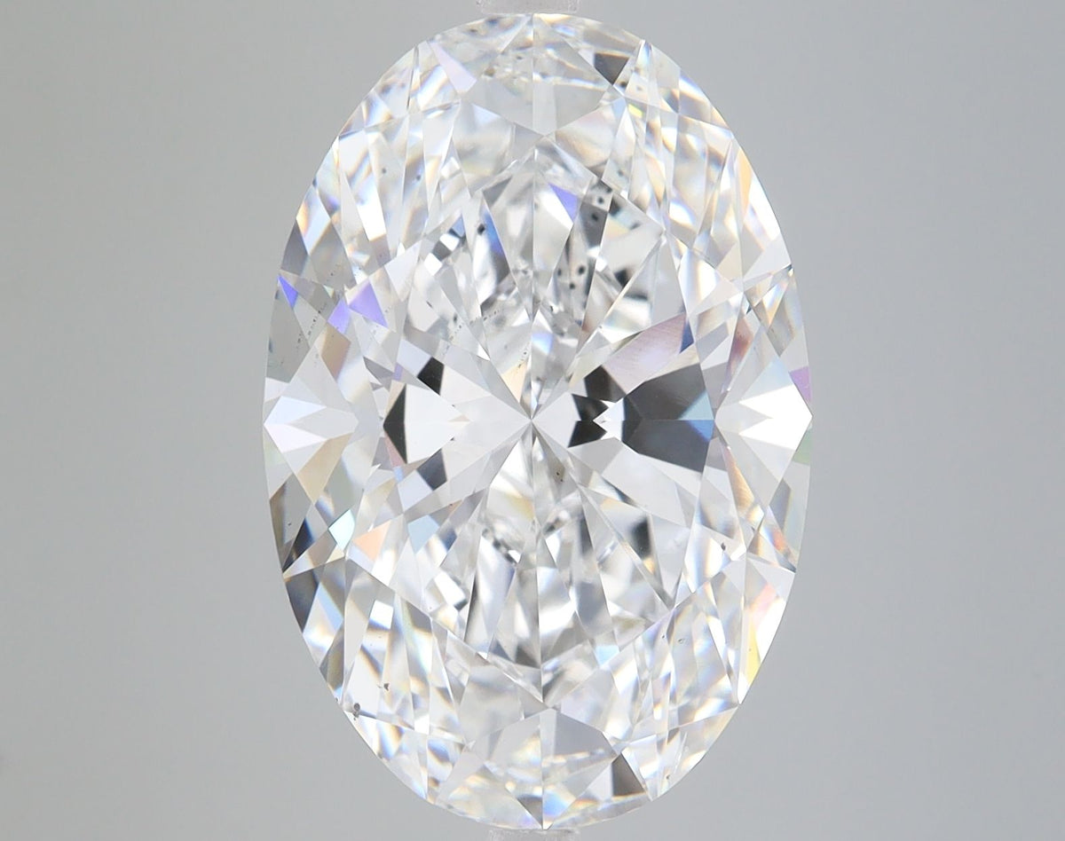 Lab-Grown Oval Diamond - 8.02 Carats, E Color, VS2 Clarity - Certified by IGI - Report Number: LG555289961