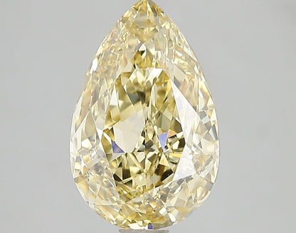 Lab-Grown Cushion Diamond - 1.01 Carats, Fancy Yellow Color, VS1 Clarity - Certified by IGI - Report Number: LG671494870