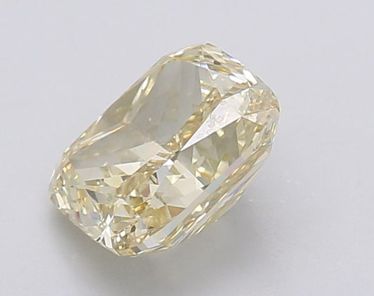Lab-Grown Cushion Diamond - 2.02 Carats, Fancy Intense Yellow Color, VS1 Clarity - Certified by IGI - Report Number: LG602390129