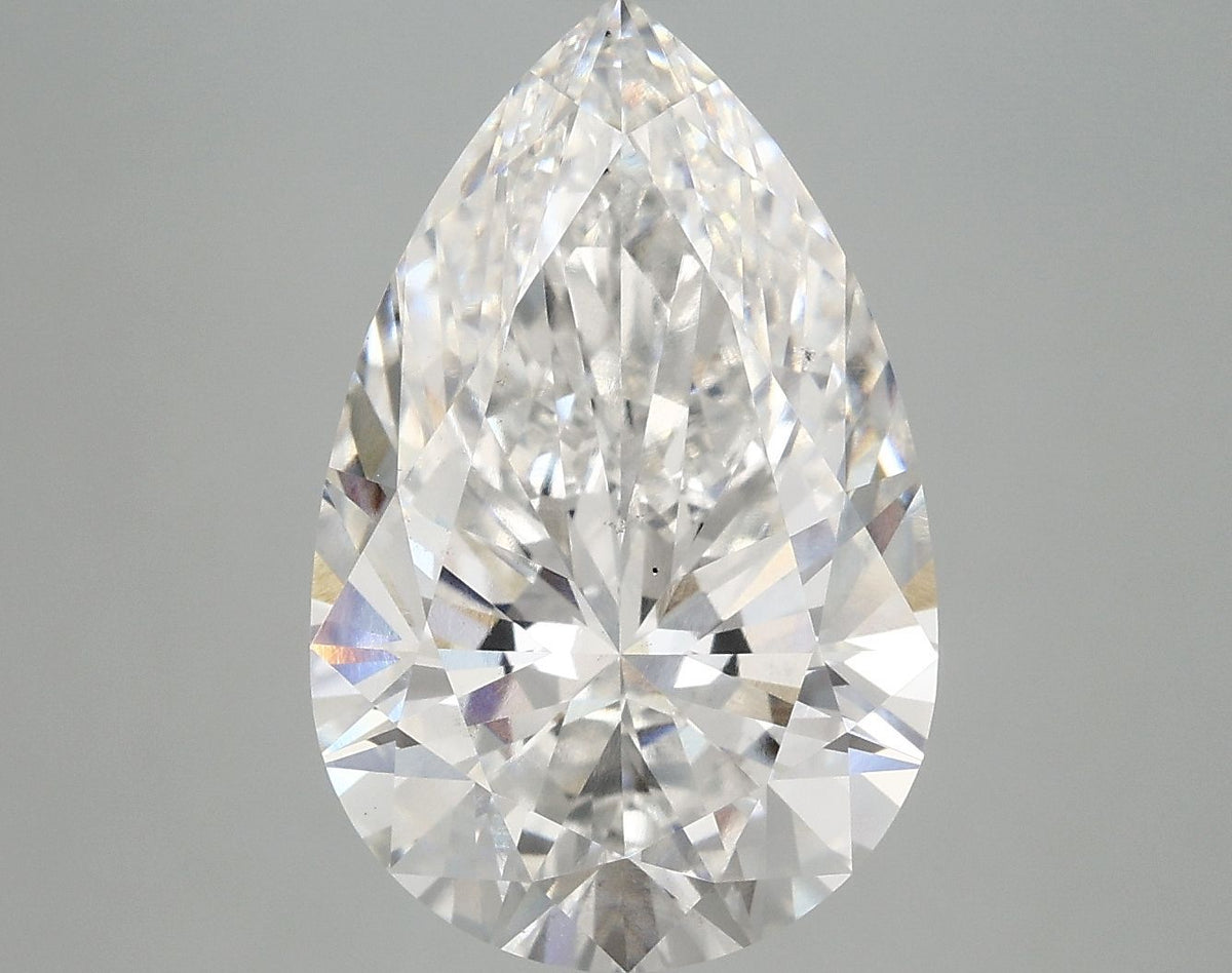 Lab-Grown Pear Diamond - 6.14 Carats, F Color, VS2 Clarity - Certified by IGI - Report Number: LG689579354