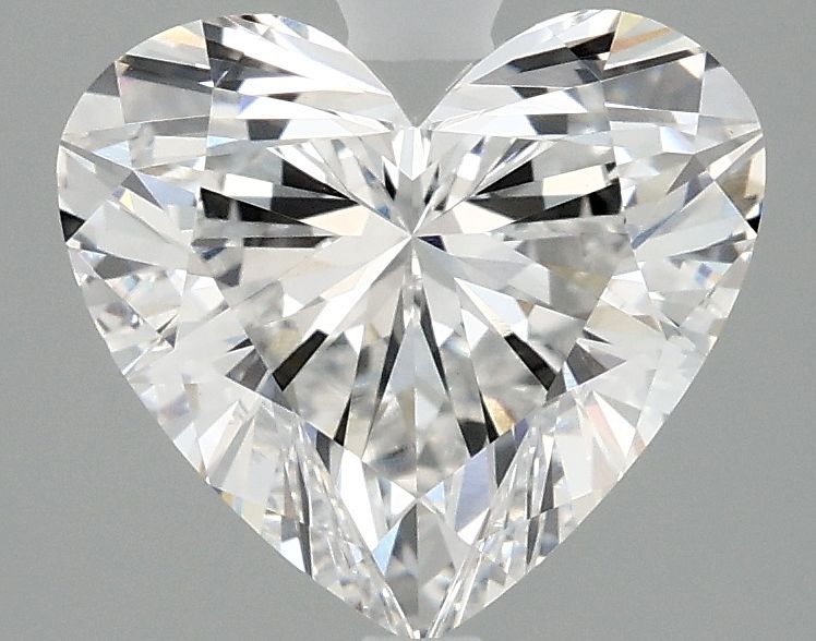 Lab-Grown Heart Diamond - 2.51 Carats, E Color, VVS2 Clarity - Certified by IGI - Report Number: LG689576808