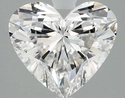 Lab-Grown Heart Diamond - 2.51 Carats, E Color, VVS2 Clarity - Certified by IGI - Report Number: LG689576808