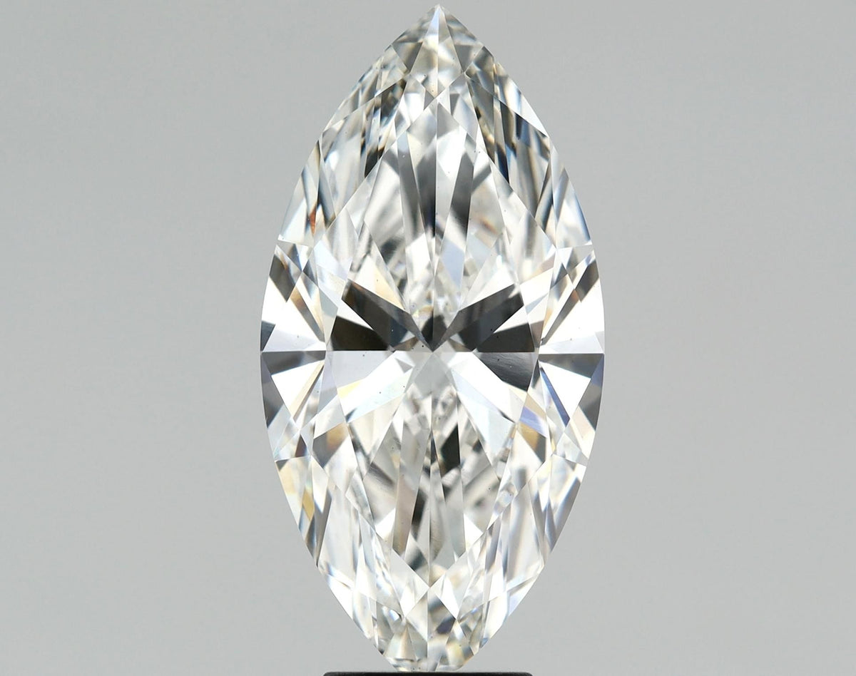 Lab-Grown Marquise Diamond - 6.04 Carats, F Color, VS2 Clarity - Certified by IGI - Report Number: LG612323931