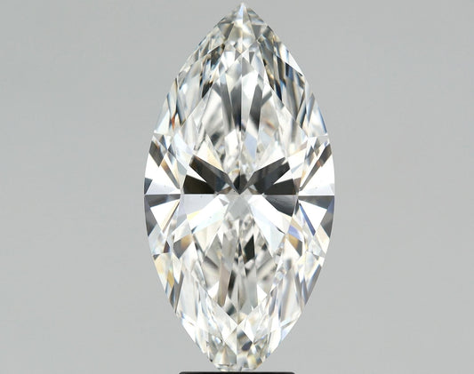 Lab-Grown Marquise Diamond - 6.04 Carats, F Color, VS2 Clarity - Certified by IGI - Report Number: LG612323931