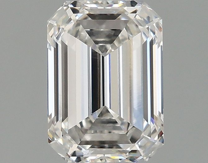 Lab-Grown Emerald Diamond - 0.98 Carats, F Color, VVS2 Clarity - Certified by IGI - Report Number: LG675566435