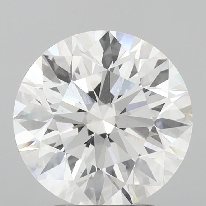 Lab-Grown Round Diamond - 3.09 Carats, E Color, VS2 Clarity - Certified by IGI - Report Number: LG706544708
