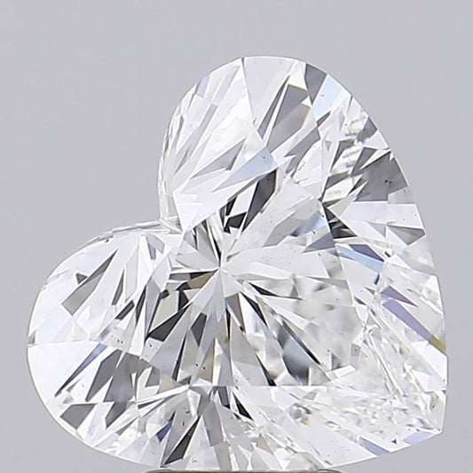 Lab-Grown Heart Diamond - 5.39 Carats, E Color, VS2 Clarity - Certified by IGI - Report Number: LG708588556