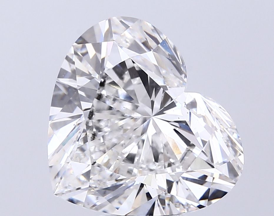 Lab-Grown Heart Diamond - 7.01 Carats, F Color, VS2 Clarity - Certified by IGI - Report Number: LG694575872
