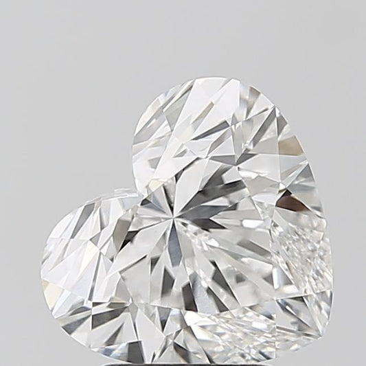 Lab-Grown Heart Diamond - 3.01 Carats, E Color, VVS2 Clarity - Certified by IGI - Report Number: LG694550591