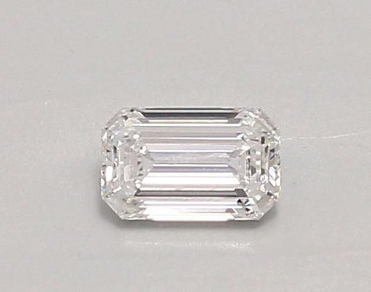 Lab-Grown Emerald Diamond - 0.37 Carats, D Color, VVS2 Clarity - Certified by IGI - Report Number: LG669445546