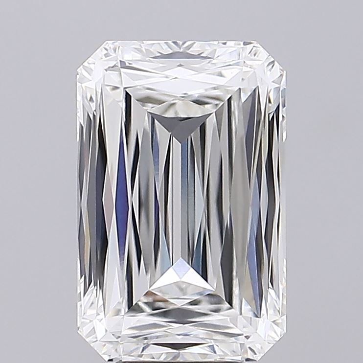Lab-Grown Radiant Diamond - 8.03 Carats, F Color, VVS2 Clarity - Certified by IGI - Report Number: LG683555389