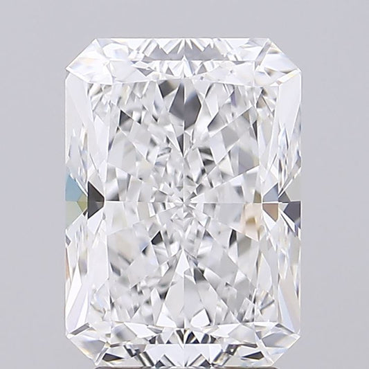 Lab-Grown Radiant Diamond - 3.52 Carats, D Color, VVS2 Clarity - Certified by IGI - Report Number: LG671416299