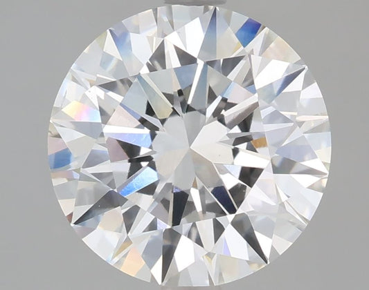 Lab-Grown Round Diamond - 4.0 Carats, F Color, VS2 Clarity - Certified by IGI - Report Number: LG674529349