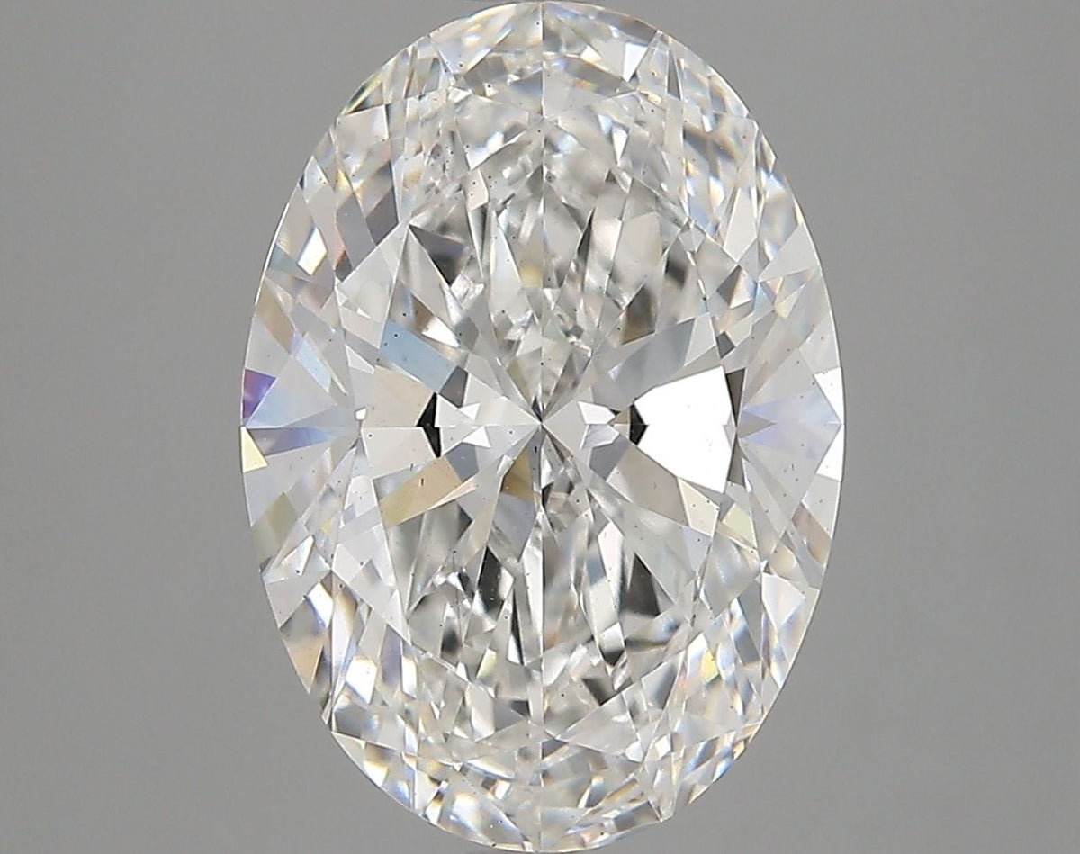 Lab-Grown Oval Diamond - 4.88 Carats, F Color, VS2 Clarity - Certified by IGI - Report Number: LG604396884