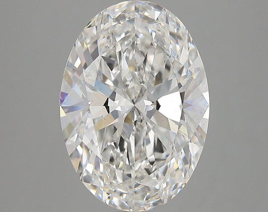 Lab-Grown Oval Diamond - 4.88 Carats, F Color, VS2 Clarity - Certified by IGI - Report Number: LG604396884