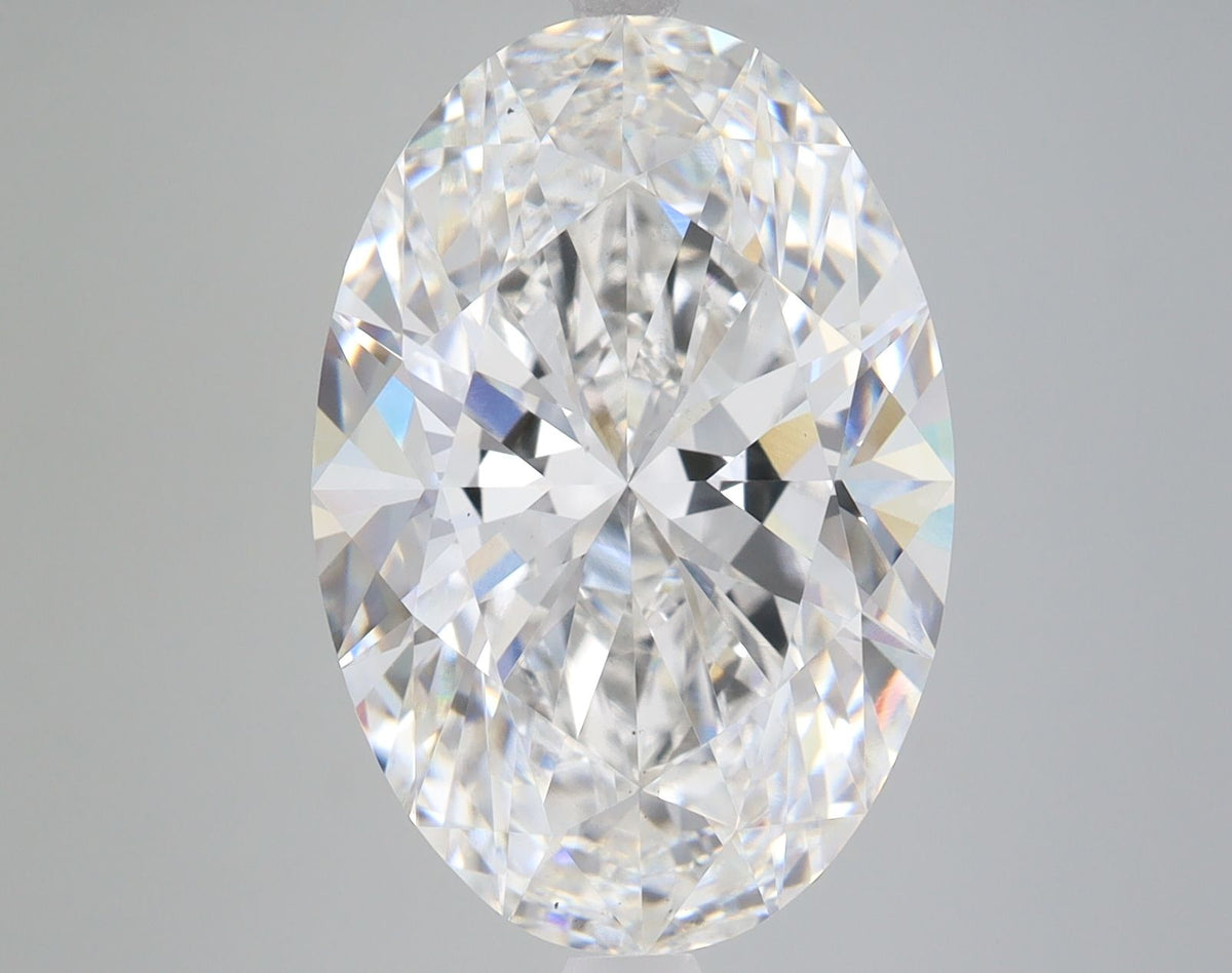 Lab-Grown Oval Diamond - 8.5 Carats, E Color, VS2 Clarity - Certified by IGI - Report Number: LG560219461