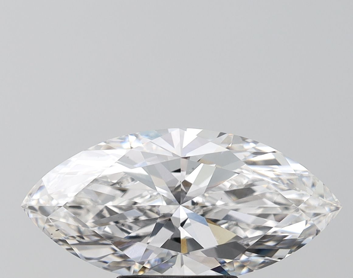 Lab-Grown Marquise Diamond - 3.01 Carats, E Color, VS2 Clarity - Certified by IGI - Report Number: LG671445336